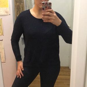 CLEARANCE Velvet by Graham & Spencer navy sweater